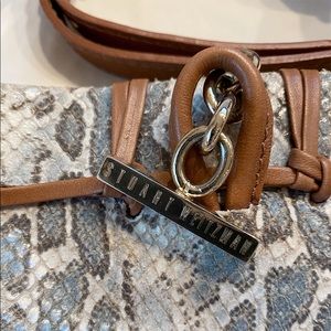 Stuart Weitzman Snakeskin Shoulder Bag